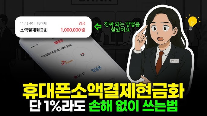 “소액결제 정책”으로 하루 만에 현금화!